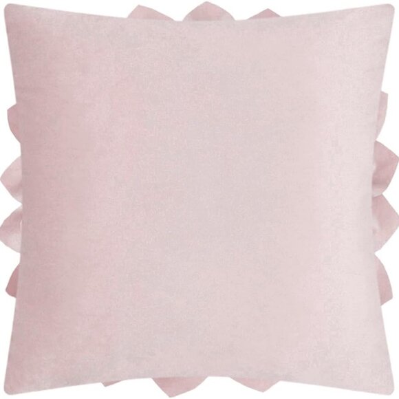 3D Flower Handmade Throw Pillow Covers Decorative Cushion Covers Soft Velvet Pil - Picture 3 of 9